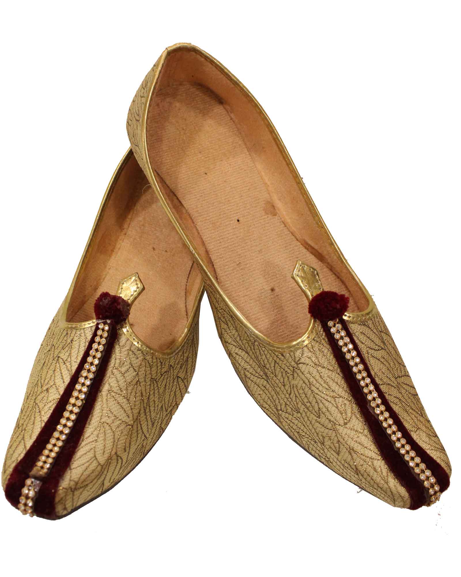 Elegant Beige with velvety red front lining - MJ003
