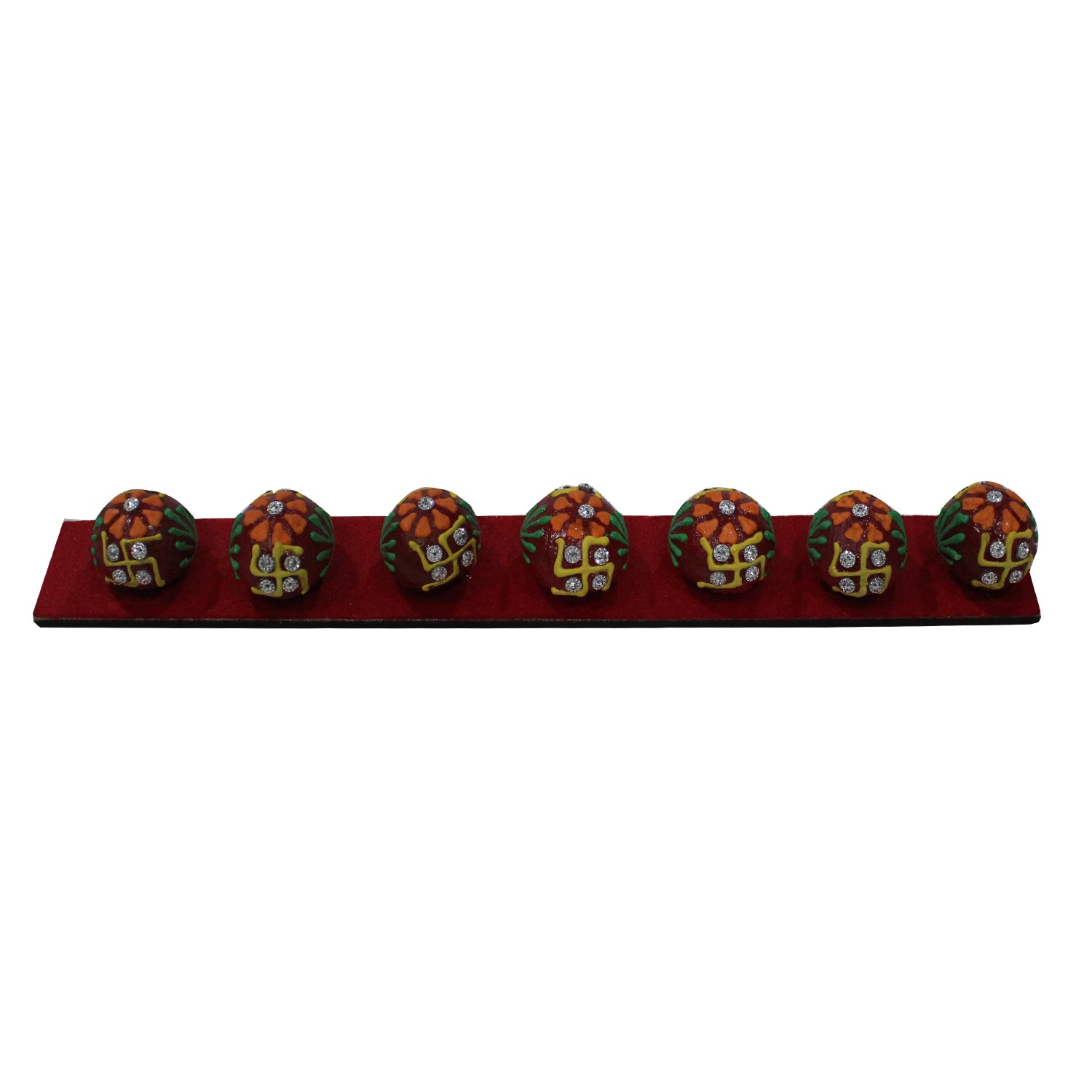 Saatin Red Decorative Saptpadi Sopari
